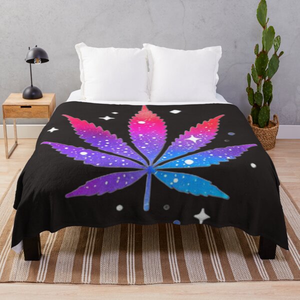 Item preview, Galaxy Weed Leaf Art designed and sold by LyssasMindArt.