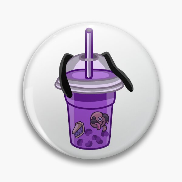 Item preview, Toontown Bubble Tea - boba tea - purple milk tea designed and sold by JulietBowlingArt.
