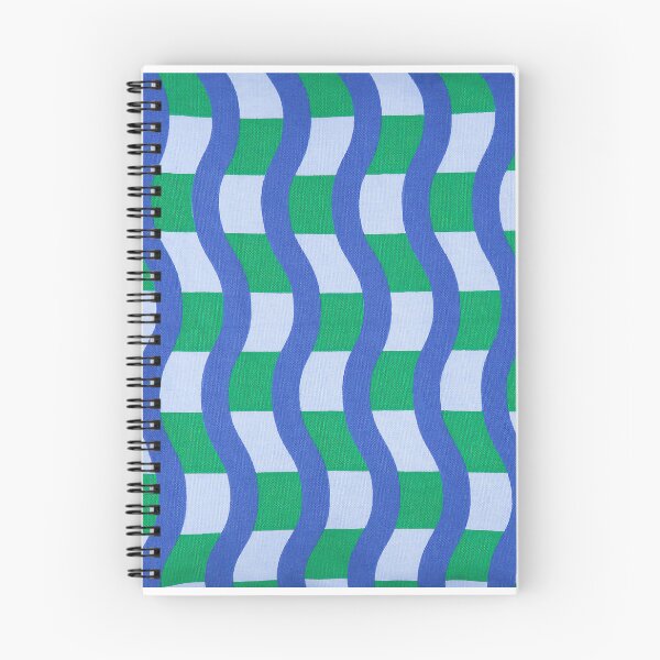 Item preview, Pop Cushion - Wavy Lines Blue / Green designed and sold by LeGrizou.