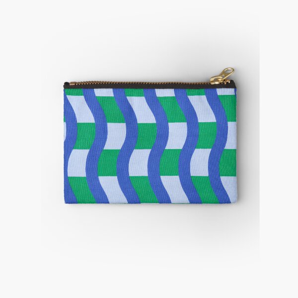 Item preview, Pop Cushion - Wavy Lines Blue / Green designed and sold by LeGrizou.