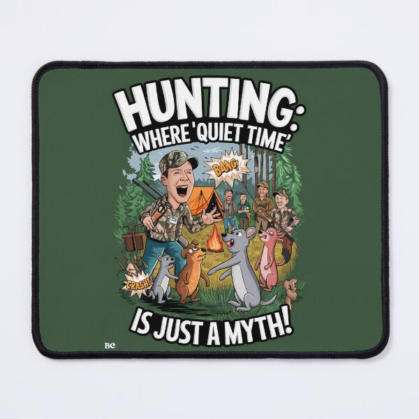 Item preview, Hunting: Where Quiet Time Is Just A Myth! Hunting Theme designed and sold by Shabby Script Archive | Digital Designer .