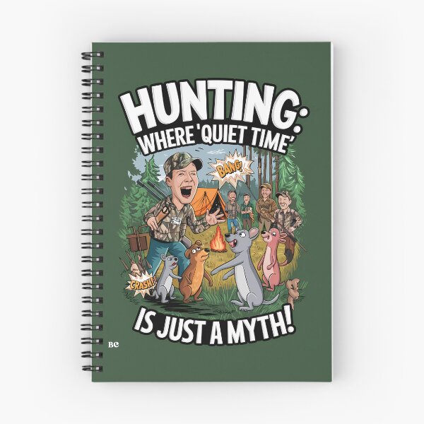 Item preview, Hunting: Where Quiet Time Is Just A Myth! Hunting Theme designed and sold by Shabby Script Archive | Digital Designer .