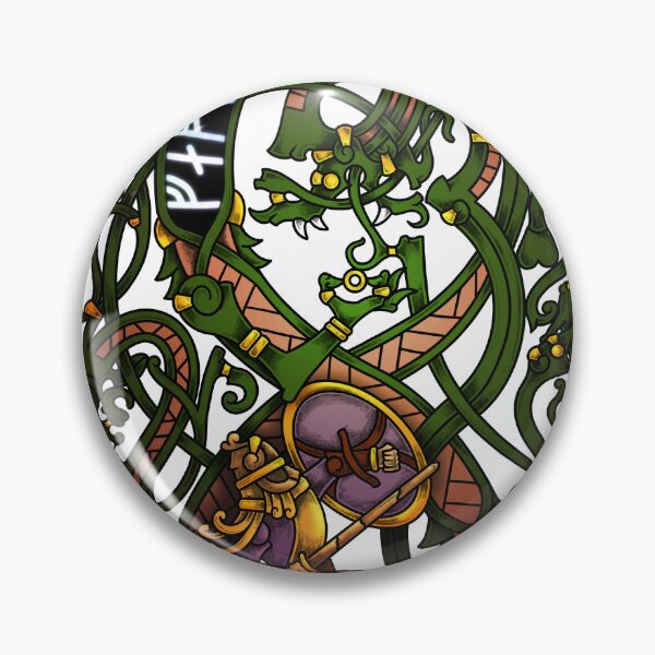 Item preview, Fafnir & Sigurd Gift, Viking Art, Viking Wall Art, Norse Mythology, Norse Art, Dragon Art, Pagan Wall Art, Pagan Home Decor, Fafnir Print designed and sold by MythicComicsArt.