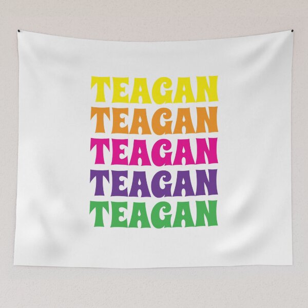 Item preview, Teagan Name Girl Colorful designed and sold by Artbymonika.