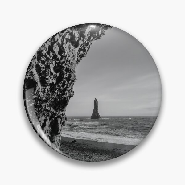 Item preview, Reynisfjara, Iceland 2 BW designed and sold by jrtwynam.