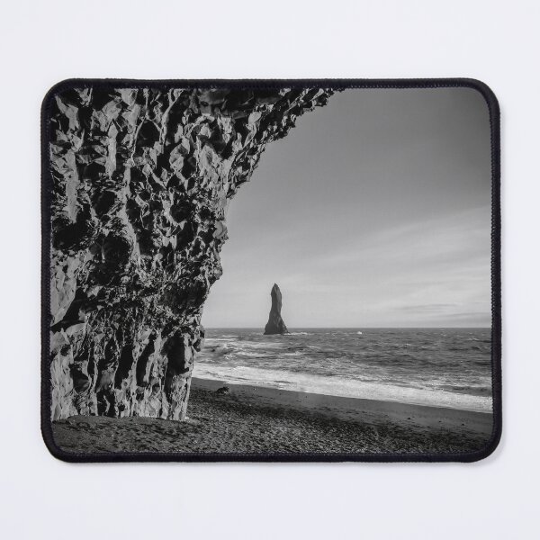 Item preview, Reynisfjara, Iceland 2 BW designed and sold by jrtwynam.