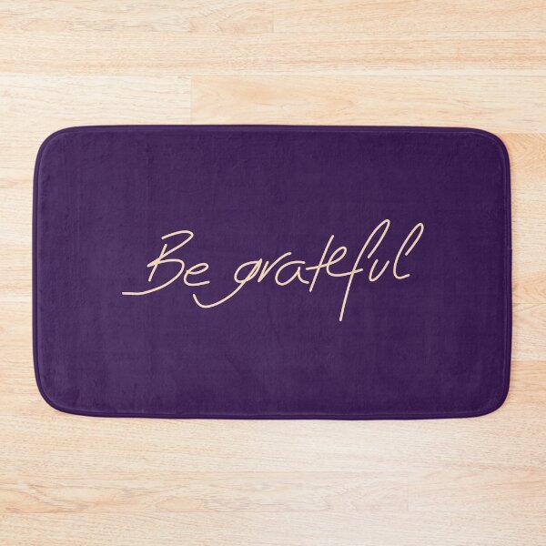Item preview, be grateful handwriting design designed and sold by Little Miss Bee.