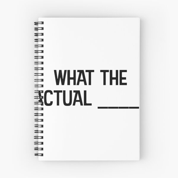 Item preview, What the actual fcuk? designed and sold by WhackoDesigns.