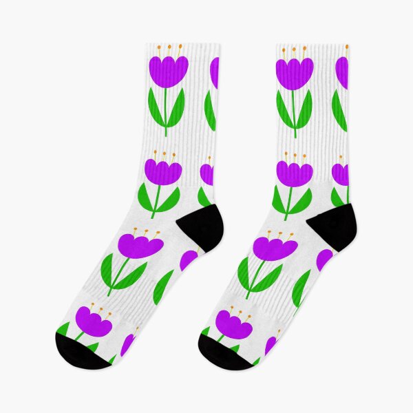 Item preview, Beautiful painted tulip flower - folk embroidery pattern designed and sold by mikistudio.