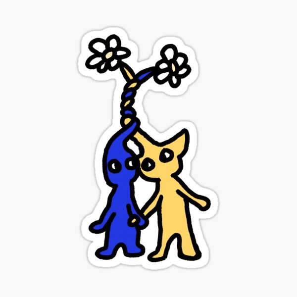 pikmin in luv Sticker