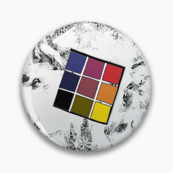 Item preview, Rubik's Cube on Frost Flower Background designed and sold by marinasfamily.