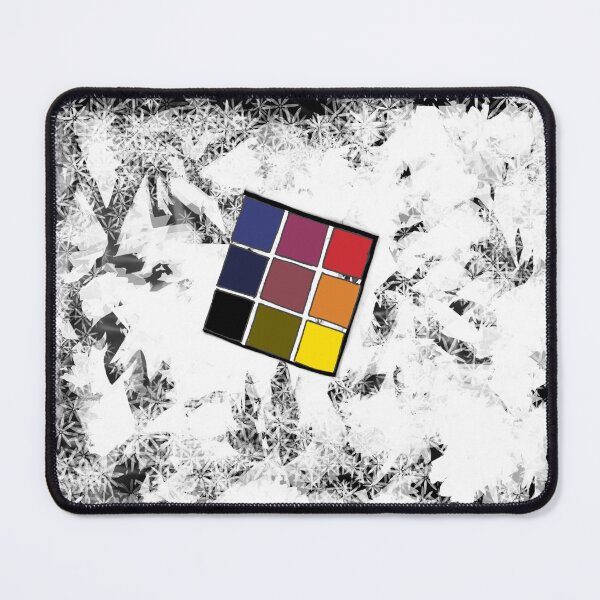 Item preview, Rubik's Cube on Frost Flower Background designed and sold by marinasfamily.
