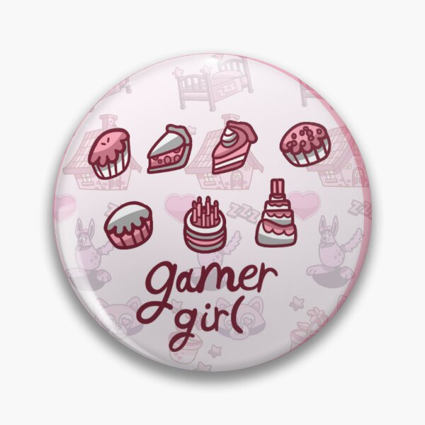 Item preview, gamer girl - toontown - pink  designed and sold by JulietBowlingArt.
