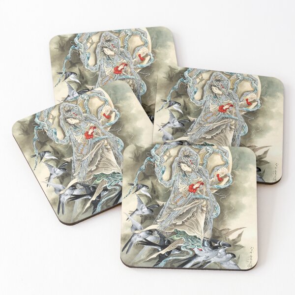Item preview, Woman with Birds designed and sold by UselessTs.