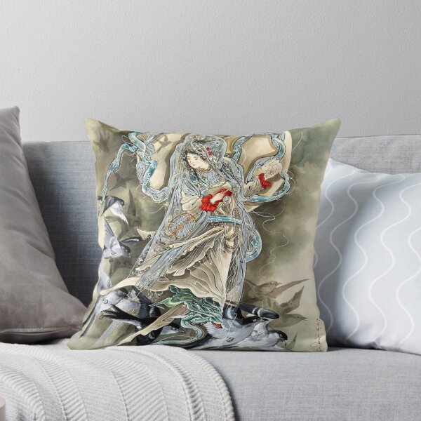 Item preview, Woman with Birds designed and sold by UselessTs.
