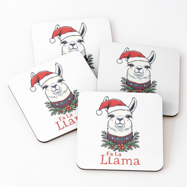 Item preview, Fa la llama christmas designed and sold by naatala.