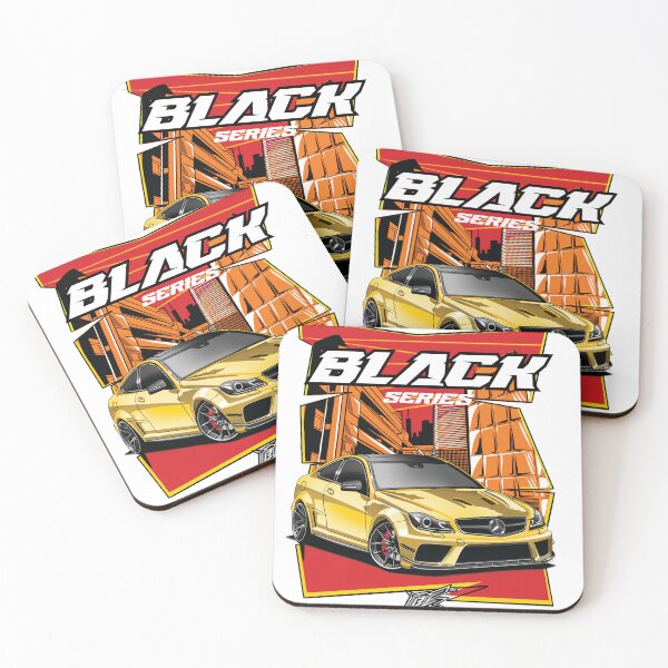 Item preview, c63 coupe black yellow  designed and sold by NaquashM.