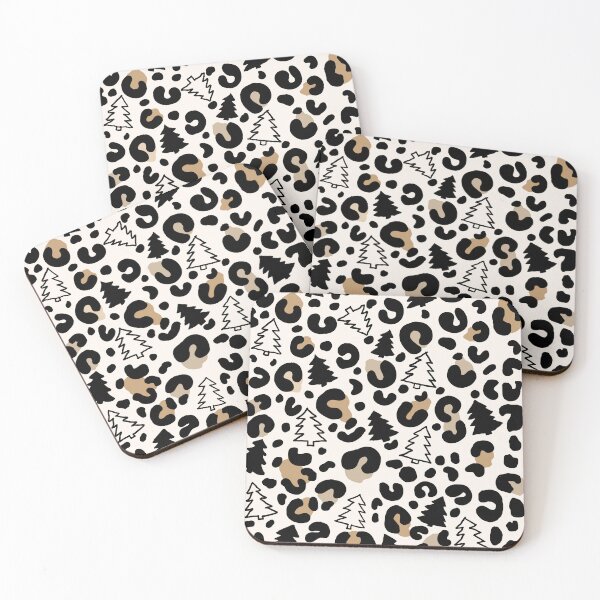 Item preview, CLASSIC LEOPARD MODERN CHRISTMAS TREE HOLIDAY SPIRIT designed and sold by AubrieBea.