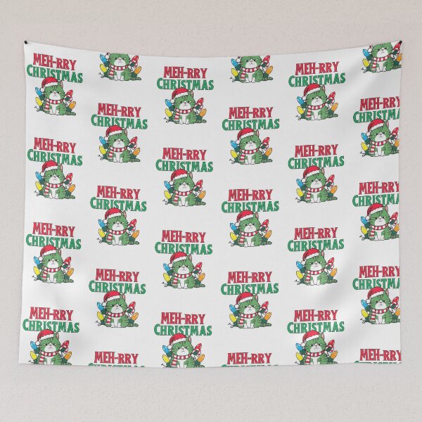 Item preview, MEHrry Christmas designed and sold by Caring Hearts.