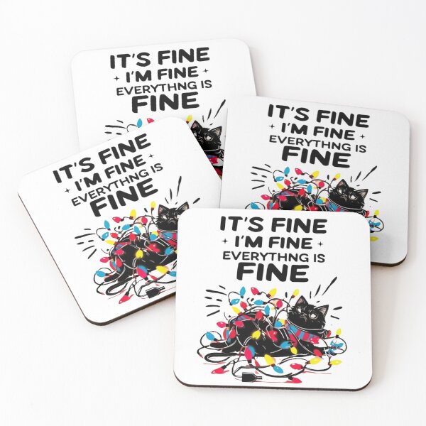 Item preview, Everything is Fine - Funny Quote Design - Gift for pet lover  designed and sold by Colorful-Garden.