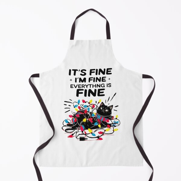 Item preview, Everything is Fine - Funny Quote Design - Gift for pet lover designed and sold by Colorful-Garden.