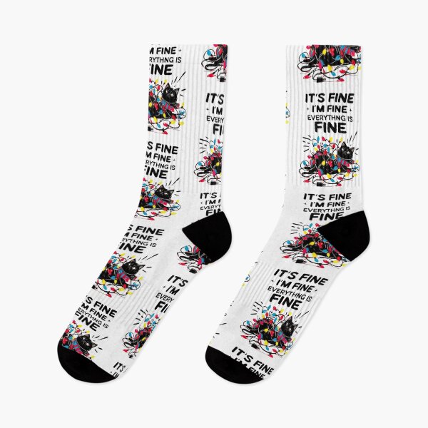 Item preview, Everything is Fine - Funny Quote Design - Gift for pet lover  designed and sold by Colorful-Garden.