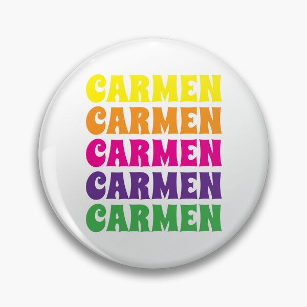Item preview, Carmen Name Girl Colorful designed and sold by Monika Howarth.