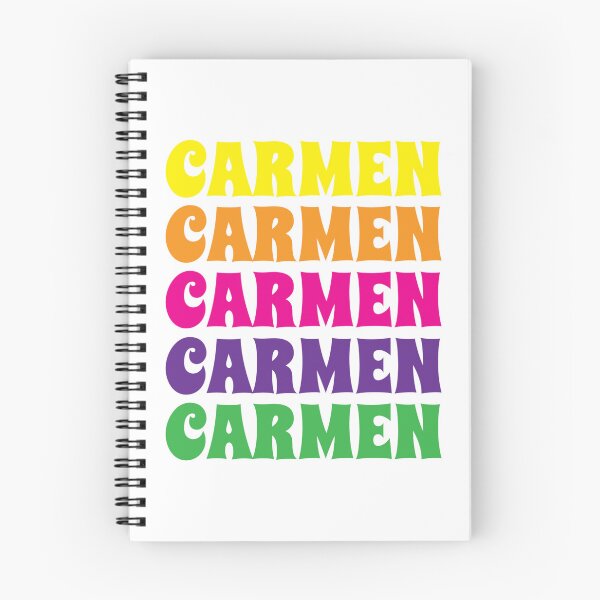 Item preview, Carmen Name Girl Colorful designed and sold by Monika Howarth.