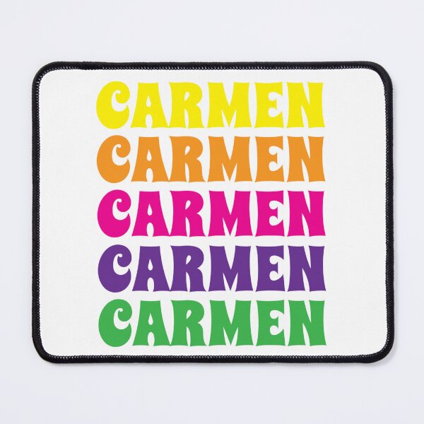 Item preview, Carmen Name Girl Colorful designed and sold by Monika Howarth.