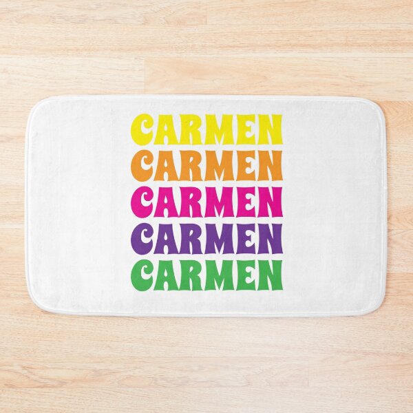Item preview, Carmen Name Girl Colorful designed and sold by Monika Howarth.