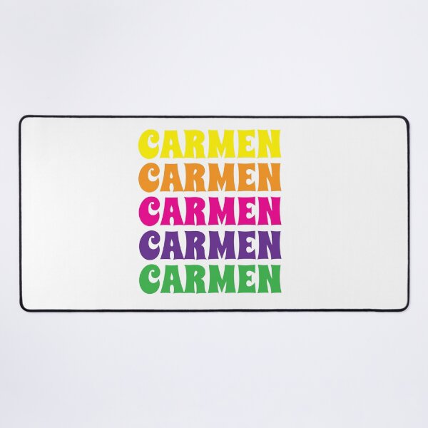 Item preview, Carmen Name Girl Colorful designed and sold by Monika Howarth.