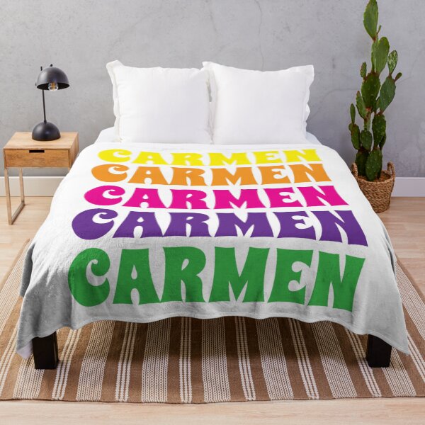 Item preview, Carmen Name Girl Colorful designed and sold by Monika Howarth.