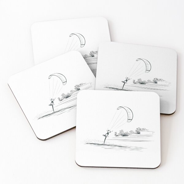Item preview, Passion for Kitesurfing: Minimalist Kitesurfing Art. Sub Surfing, Paddleboarding designed and sold by StyleFused.