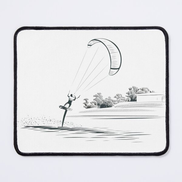 Item preview, Passion for Kitesurfing: Minimalist Kitesurfing Art. Sub Surfing, Paddleboarding designed and sold by StyleFused.