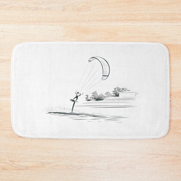 Item preview, Passion for Kitesurfing: Minimalist Kitesurfing Art. Sub Surfing, Paddleboarding designed and sold by StyleFused.