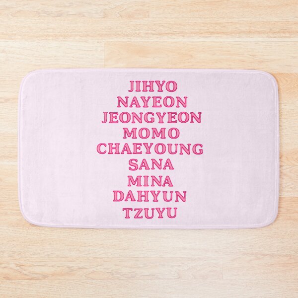 Item preview, Copy of TWICE Kpop Girl Group Pink Collage Design with Member Names designed and sold by AJUNICE STUDIO.