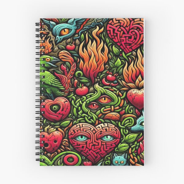 Item preview, Fragmented Animals and Hell Fruits in a Chain-Maze of Roses designed and sold by Imaginarium of Chaos falcon88 .