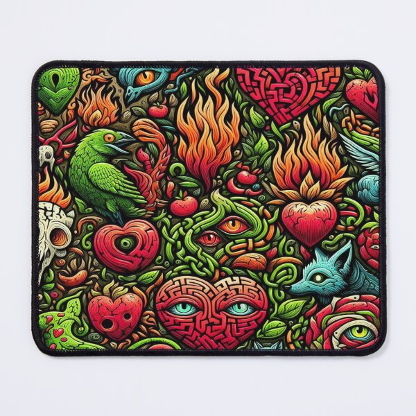 Item preview, Fragmented Animals and Hell Fruits in a Chain-Maze of Roses designed and sold by Imaginarium of Chaos falcon88 .