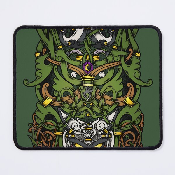 Item preview, Loki Artwork, Viking Art, Viking Wall Art, Norse Mythology, Viking Loki, Viking God, Norse Art, Fenrir Art, Jormungandr Print, Loki Children designed and sold by MythicComicsArt.