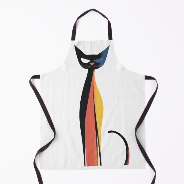 Item preview, Mid-Century Modern Cat Design - Minimalist Retro Style designed and sold by AtlanticAvenue.