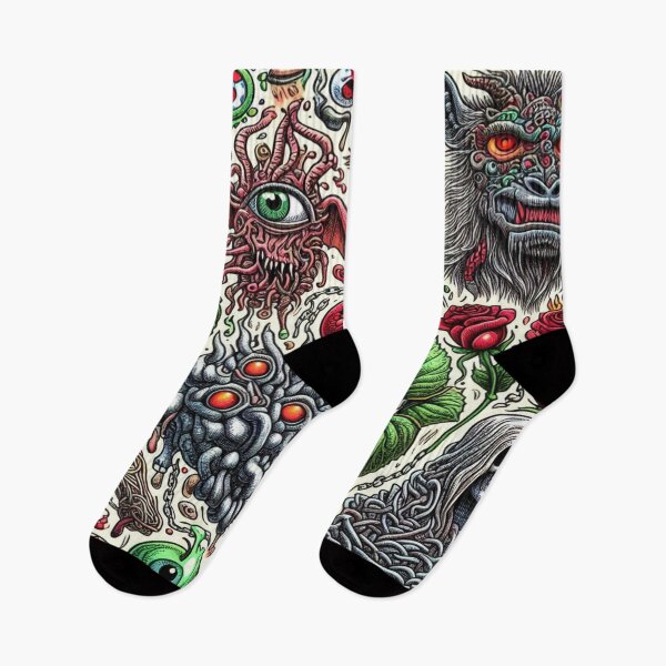 Item preview, Maze of Roses with Fragmented Animals and Fiery Hell Fruits designed and sold by Imaginarium of Chaos falcon88 .