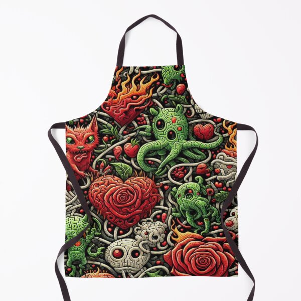 Item preview, Hellish Fruits and Fragmented Animals with Green and Red Chains designed and sold by Imaginarium of Chaos falcon88 .