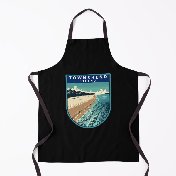 Item preview, Townshend Island Retro Skyline designed and sold by MaateoDesign.