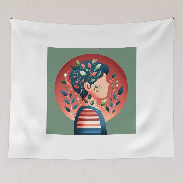 Item preview, I am growing up with my mind and my soul designed and sold by vectorillus.