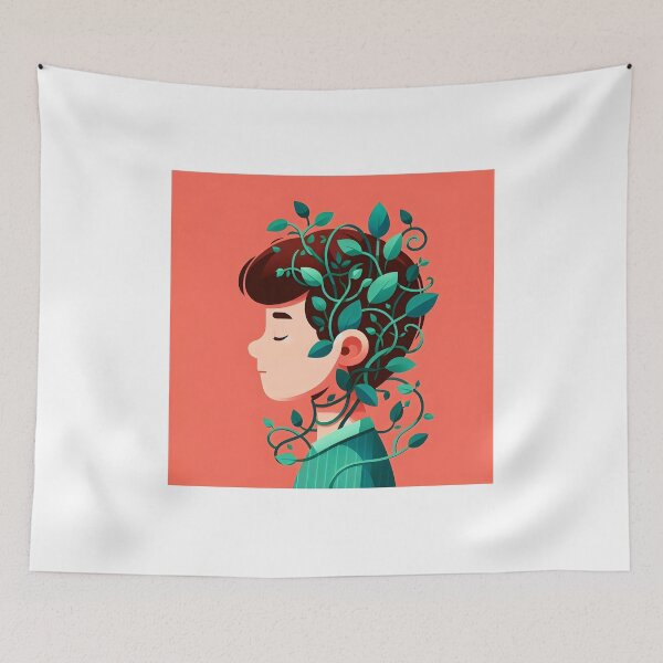 Item preview, I am growing up with my mind and my soul designed and sold by vectorillus.