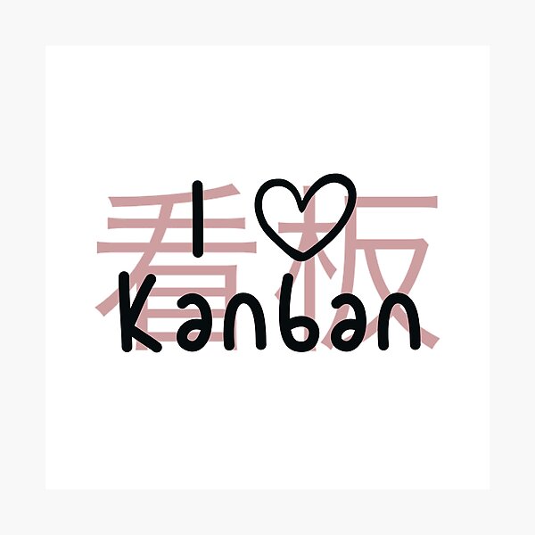 Artikel-Vorschau von Ich liebe Kanban, designt und verkauft von Booneb.
