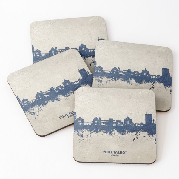 Item preview, Port Talbot Wales Skyline designed and sold by ArtPrints.