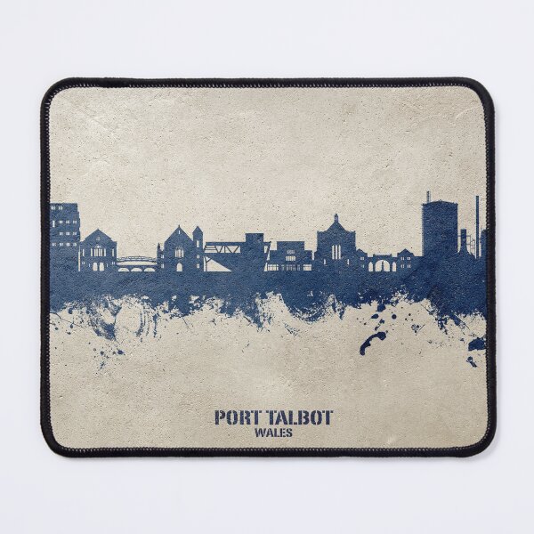 Item preview, Port Talbot Wales Skyline designed and sold by ArtPrints.