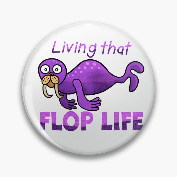 Item preview, Living that Flop Life Walrus designed and sold by kidshay.