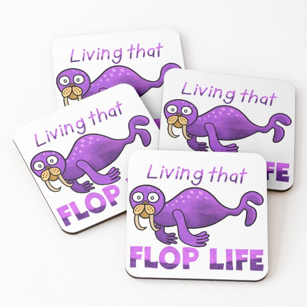 Item preview, Living that Flop Life Walrus designed and sold by kidshay.